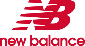 Stacked New Balance Logo - 5pt. - Red