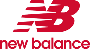 Stacked New Balance Logo - 5pt. - Red